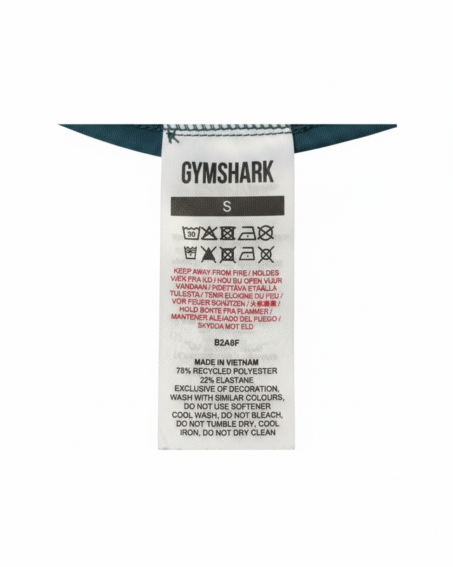 Gymshark High-Waist  Dark Teal Performance Training Leggings