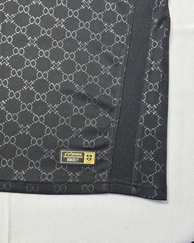 Força Portugal Black Performance Training Jersey