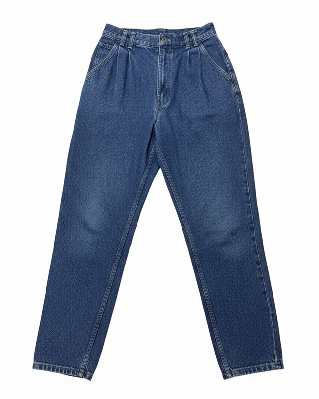 Blue Bay Blue Vintage High-Waisted Tapered Jeans