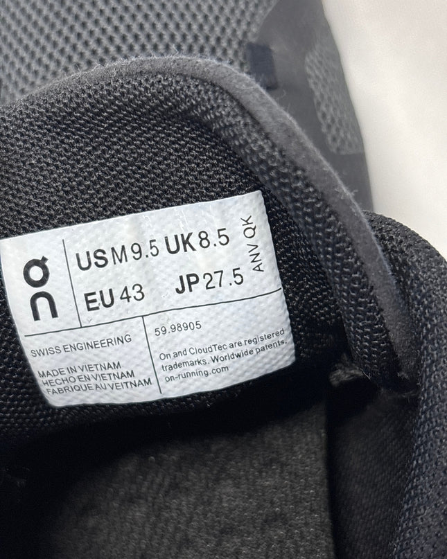 On Running Black CloudTec Sneakers