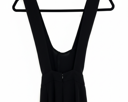 Zara Black V-Neck Long Maxi Dress