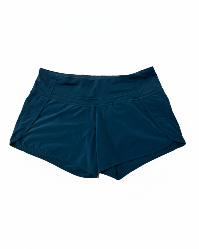 Lululemon Teal Athletic Performance Running Shorts