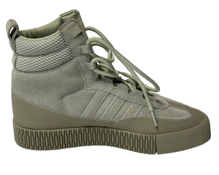 Adidas Olive Green Sambarose High Top Platform Boots