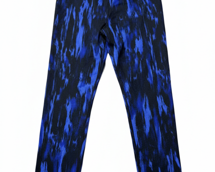 Lululemon High-Rise Abstract Blue Print Cropped Leggings