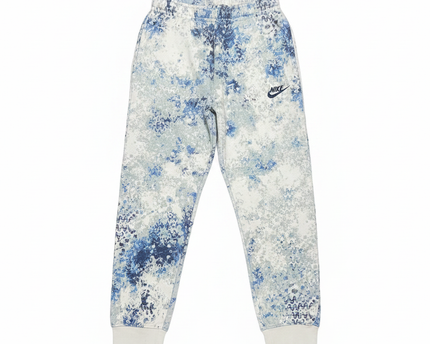 Nike Blue/White Pattern Sportswear Jogger Pants