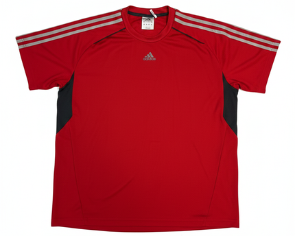 Adidas Red Men's Climalite Performance Sports T-Shirt