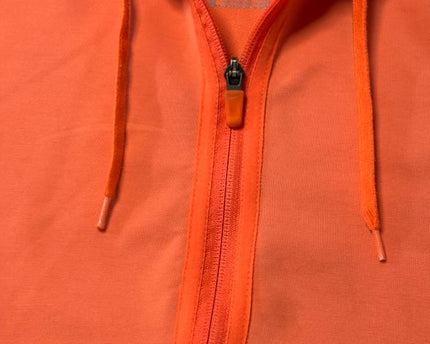Nike Orange Full-Zip Sportswear Hoodie
