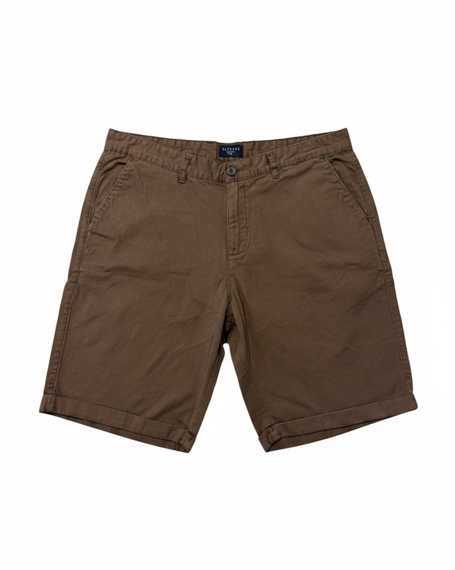 Diverse Brown Men's Slim Fit Chino Shorts