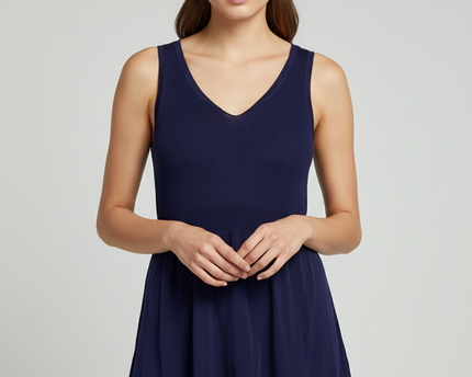 Burberry London Purple Sleeveless Knit Tunic Top