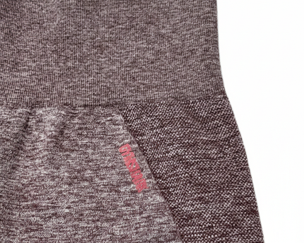 Gymshark Vital Seamless High-Rise in Burgundy Marl Leggings