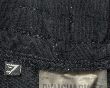 Gymshark Black Tapered Fit with Ankle Zips Joggers