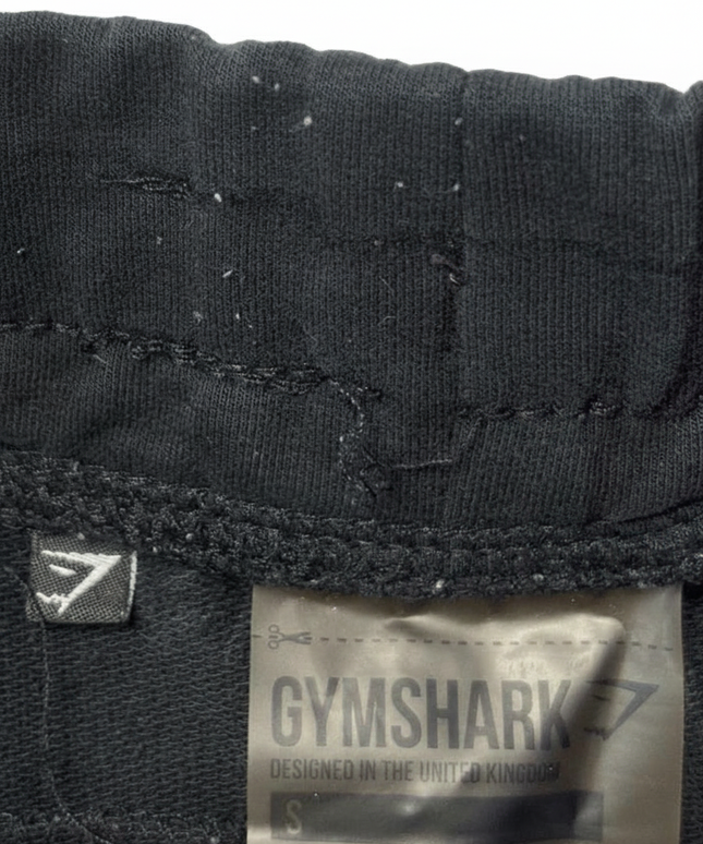 Gymshark Black Tapered Fit with Ankle Zips Joggers