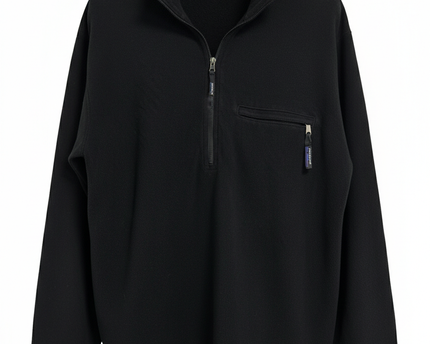Patagonia Black 1/4 Zip Fleece Sweater