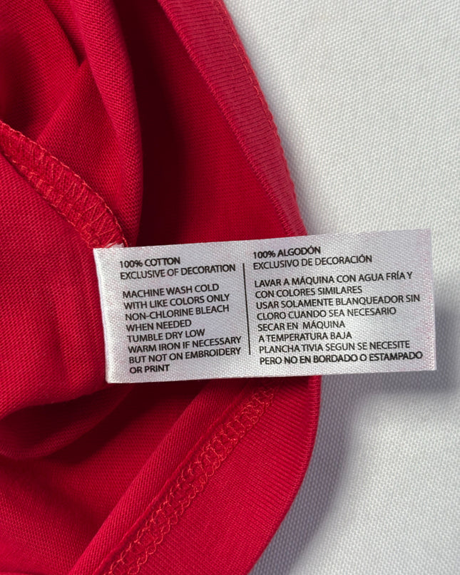 U.S. Polo Assn. Red Striped Sporty Cotton T-Shirt | With Tag