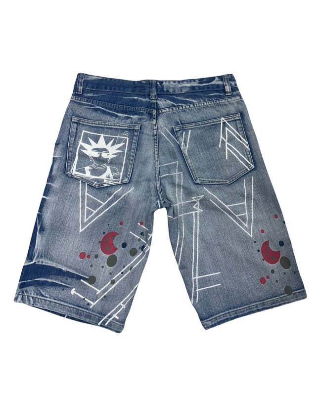Funky Graffiti Jorts - XL