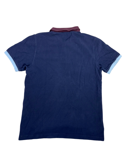 Fred Perry Slim Fit Navy Blue Polo - S