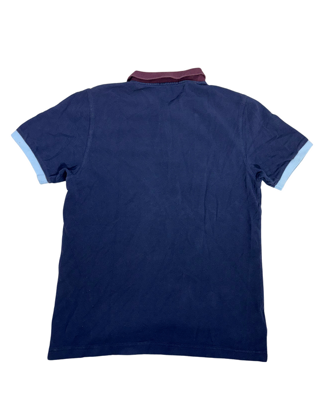 Fred Perry Slim Fit Navy Blue Polo - S