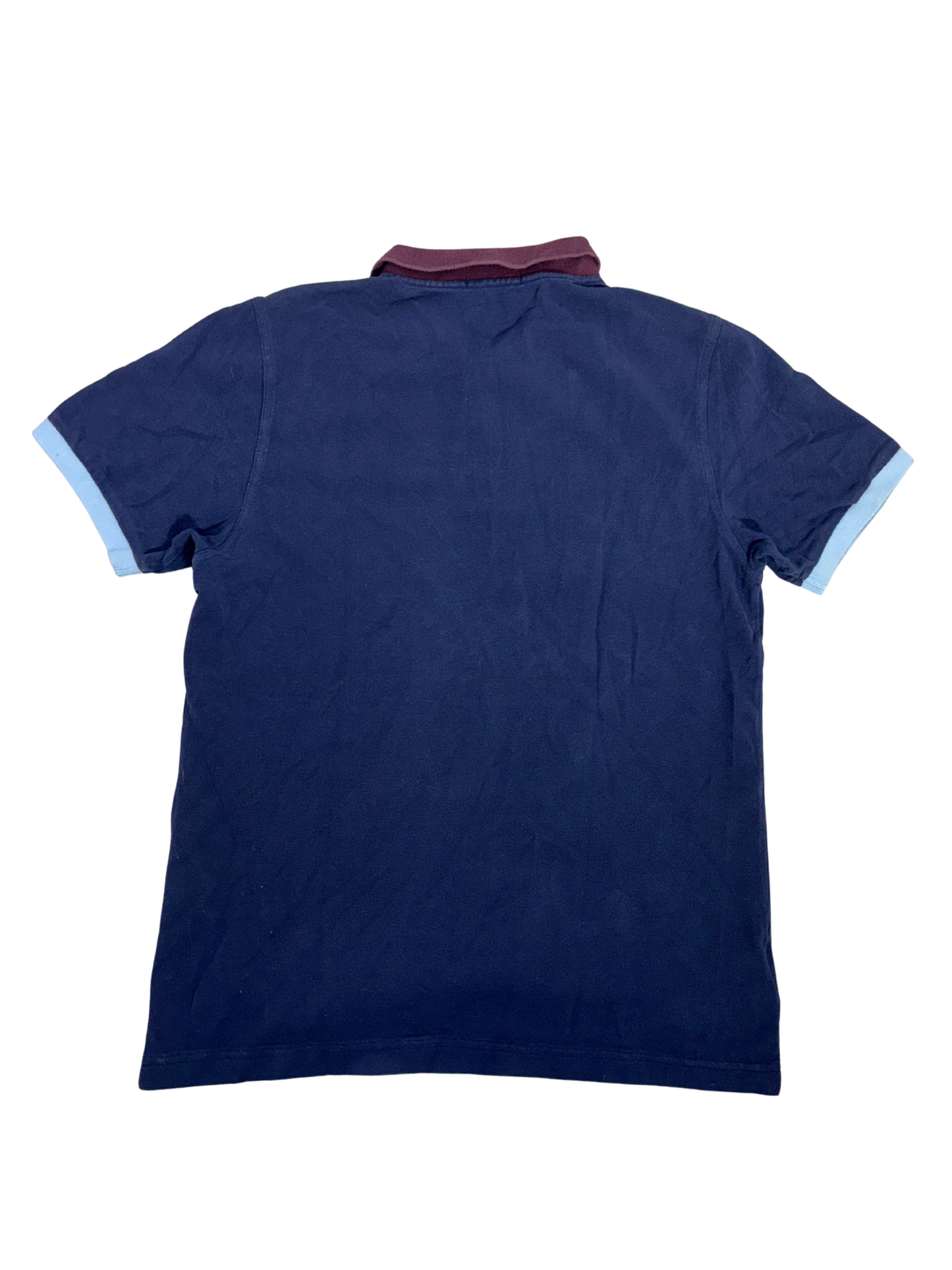 Fred Perry Slim Fit Navy Blue Polo - S