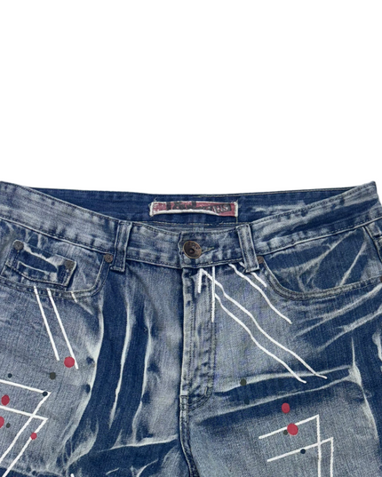Funky Graffiti Jorts - XL