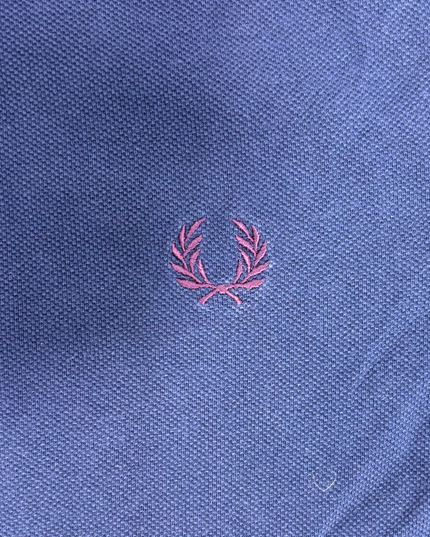 Fred Perry Slim Fit Navy Blue Polo - S