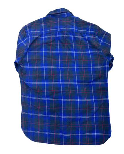 Levi's Blue Check Cotton Shirt - M