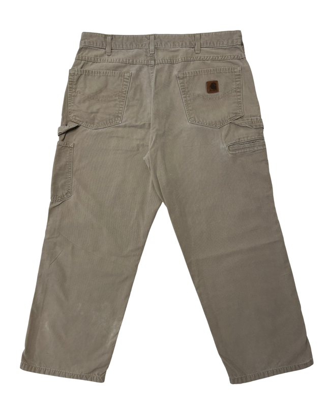 Carhartt Loose Fit Golden Khaki Duck Canvas Carpenter Pant