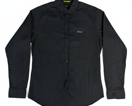 Boss Black Regular Fit Stretch Long-Sleeve Shirt
