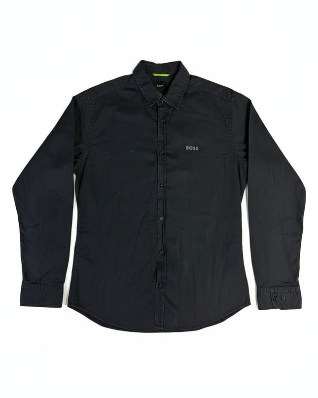Boss Black Regular Fit Stretch Long-Sleeve Shirt