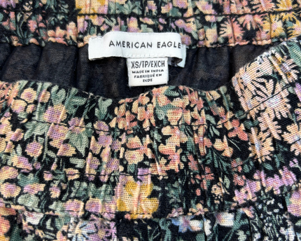 American Eagle Pastel Floral Skater Skirt - XXL
