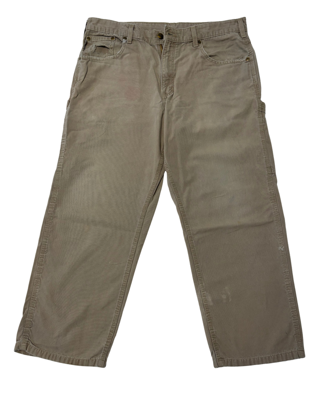 Carhartt Loose Fit Golden Khaki Duck Canvas Carpenter Pant