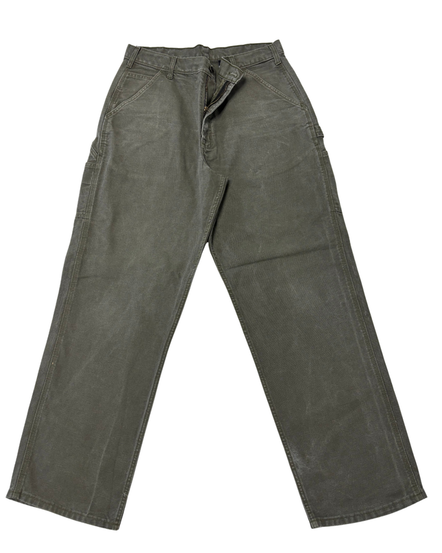 Carhartt Loose Fit Canvas Moss Green Carpenter Chino Pants