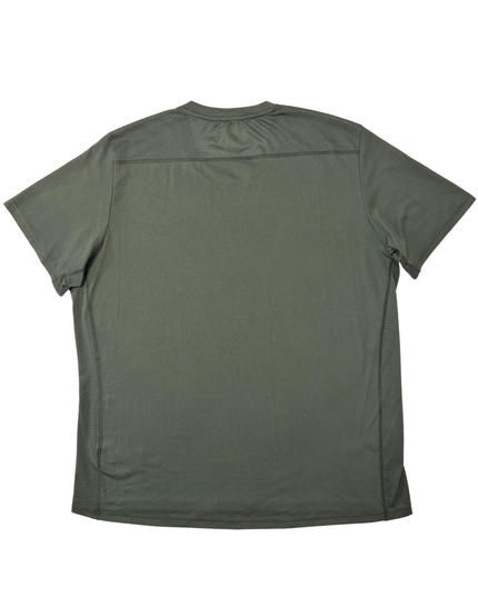 Adidas Olive Green Climacool Reflective Running T-Shirt