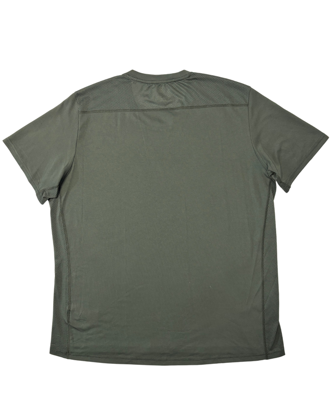 Adidas Olive Green Climacool Reflective Running T-Shirt