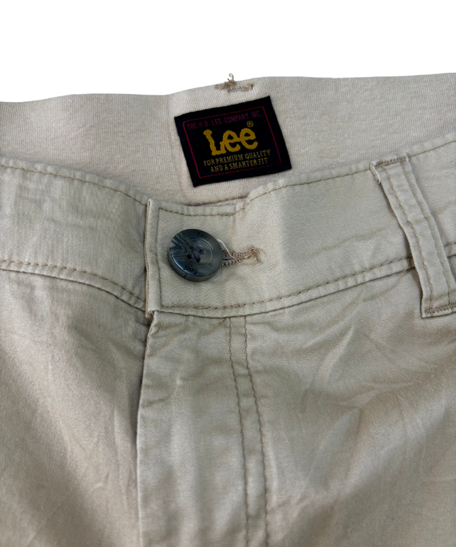 Lee Off-White Cargo Shorts - M
