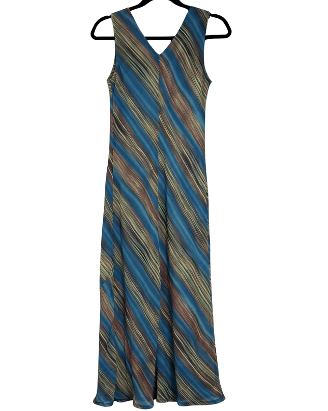 Privilege Australia Vintage Abstract Swirl Maxi Dress