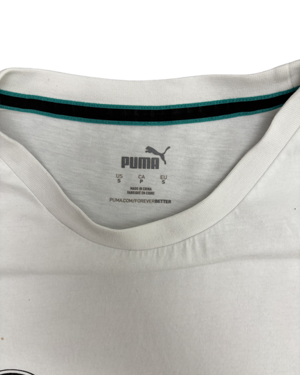 Puma Mercedes AMG Petronas Motorsport White Graphic T-Shirt - S
