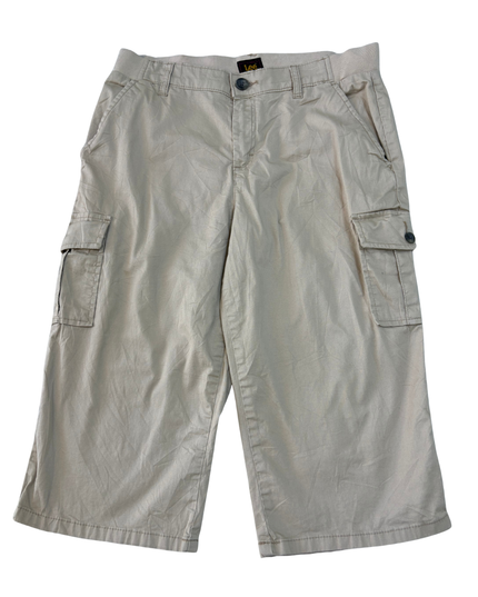 Lee Off-White Cargo Shorts - M