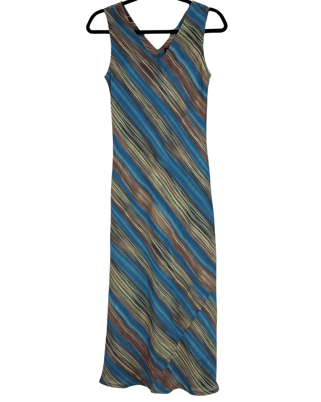 Privilege Australia Vintage Abstract Swirl Maxi Dress