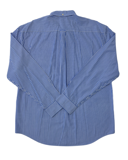 GANT The Breton Regular Fit Blue & White Striped Shirt