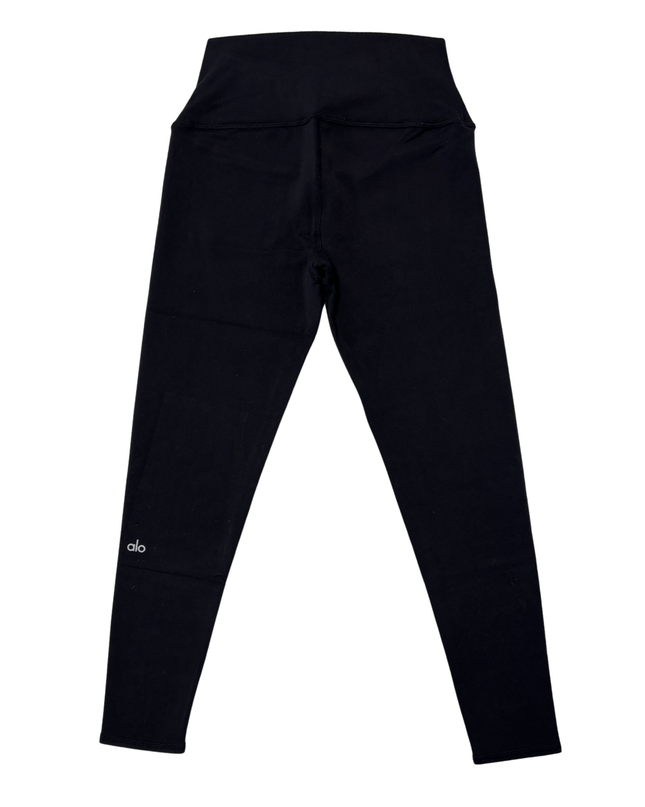Alo Yoga Black High-Waist Airbrush Leggings - XS | Waist: 24"