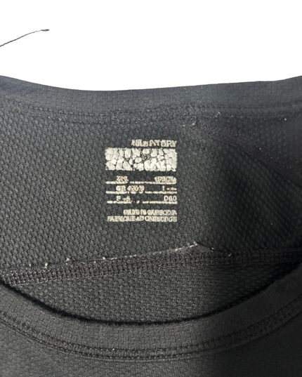 Nike Dri-FIT Black & White Panel Training T-Shirt - L