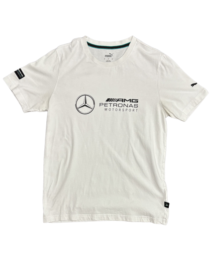 Puma Mercedes AMG Petronas Motorsport White Graphic T-Shirt - S