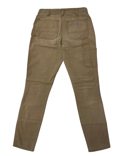 Carhartt Slim Fit Canvas Brown Carpenter Pants