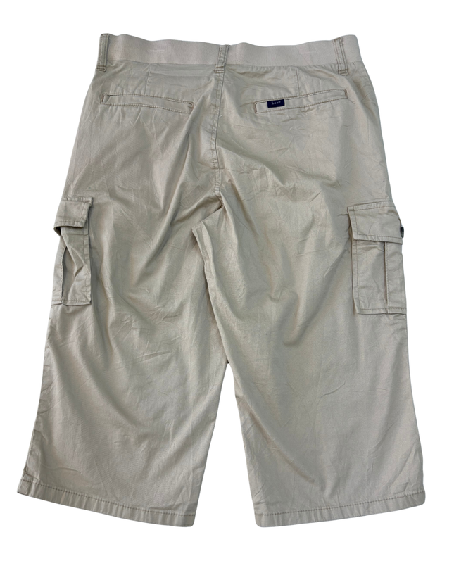 Lee Off-White Cargo Shorts - M