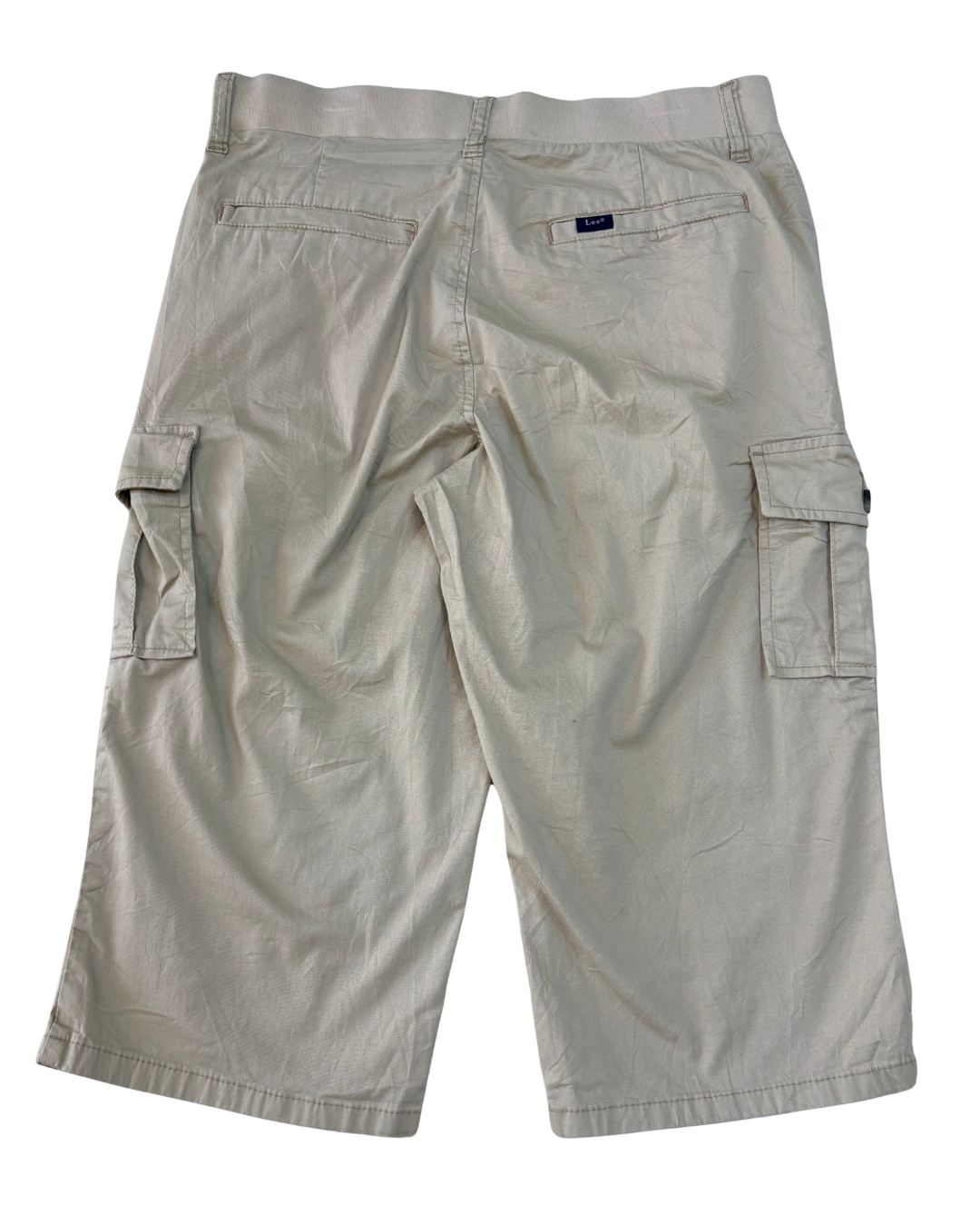 Lee Off-White Cargo Shorts - M