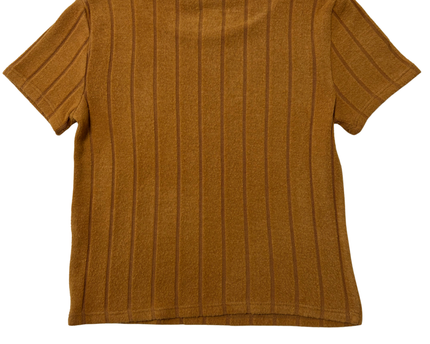 Ardene Caramel Brown Wide Ribbed Knit Top