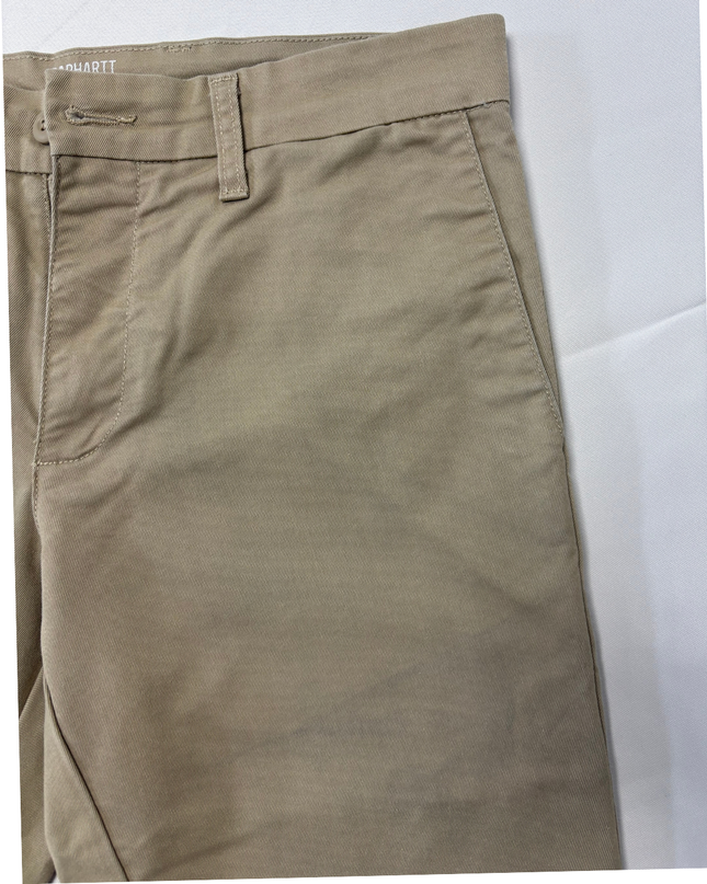 Carhartt WIP Khaki Beige Work Chino Pants - L | Waist: 34"