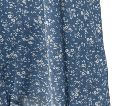 American Eagle Casual Mini Dress Blue & White Floral Pattern