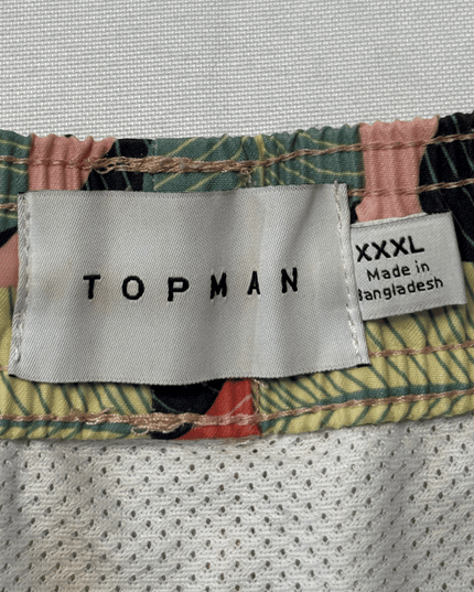 Topman Leaf Print Board Shorts
