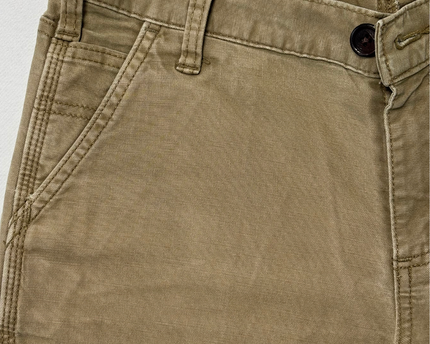 Carhartt Slim Fit Canvas Brown Carpenter Pants